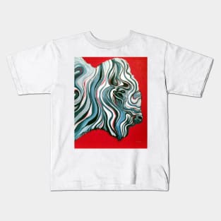 Abstract buffalo Kids T-Shirt